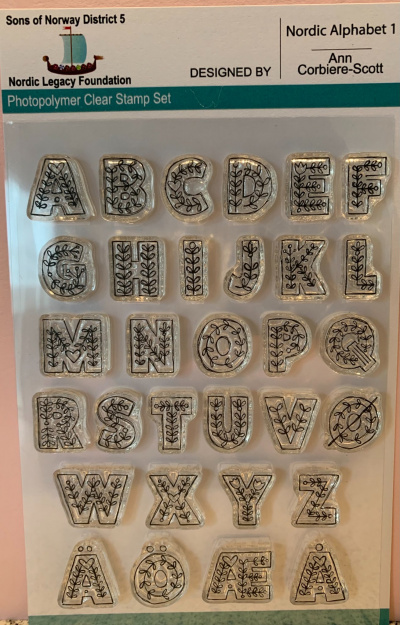 Polymer Clay Stamps letters Embossing Letters -  Norway